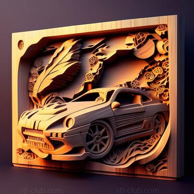 3D модель St GTR Эволюция игра (STL)